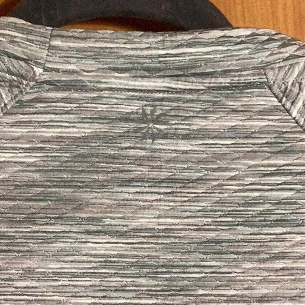 Athleta gray and white crew neck sweatshirt. Size small. - Picture 7 of 12